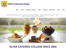 Tablet Screenshot of alfaacollege.com
